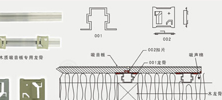 吸音板安裝方法